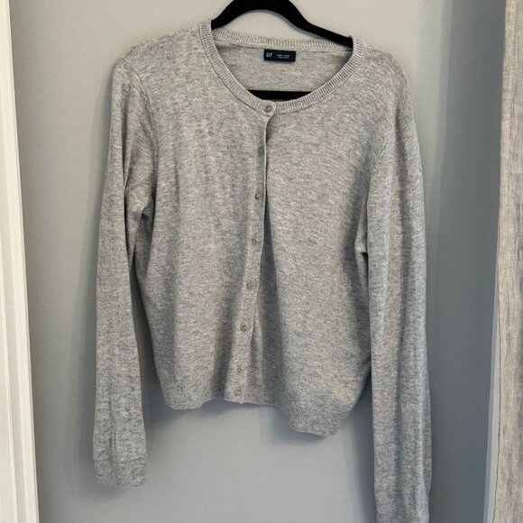 Gap Knit Cardigan - Grey - Size L - Picture 1 of 2